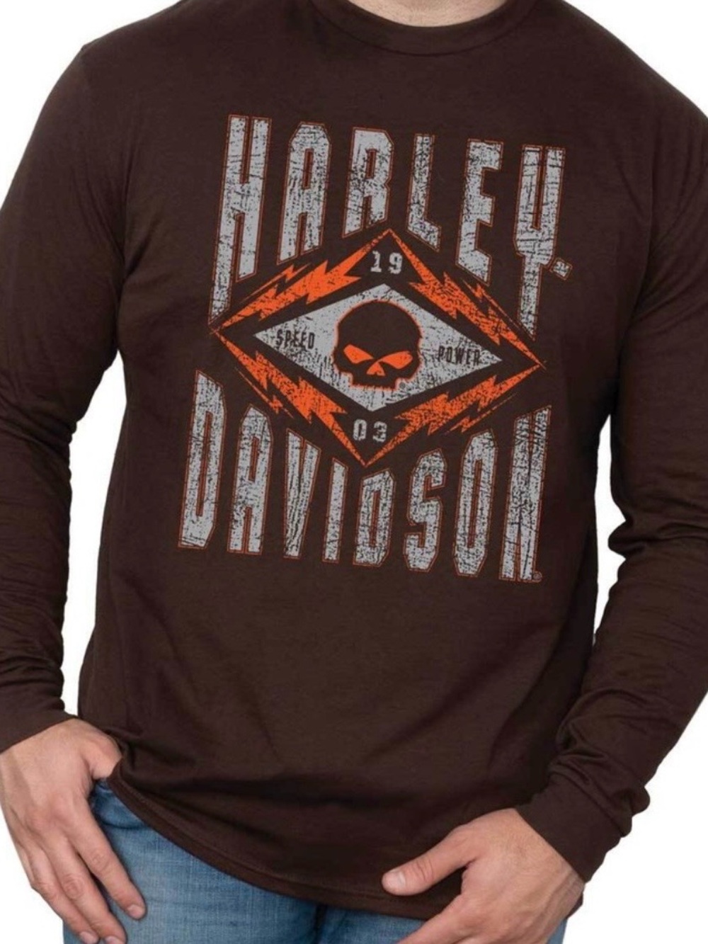 NWT Harley-Davidson Long Sleeve Shirt 2X Boneyard Winterville NC Graphic Tee